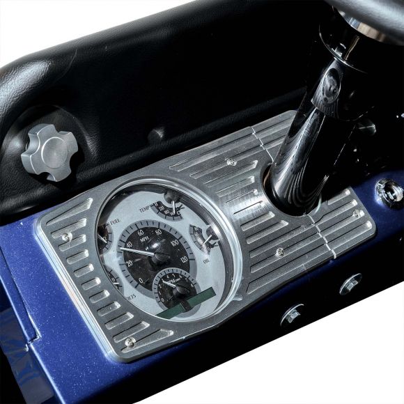 WH Billet Gauge Cluster and Column Bezel Clear, 66-77 Ford Bronco